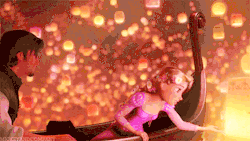 mickeyandcompany:  The descending lantern that Rapunzel lifted