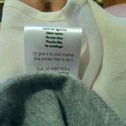 astylevirgin:  Washing instructions.