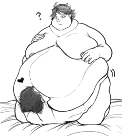 heavilyweighted:  I was only gonna make him just a little chubby…