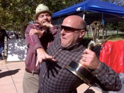 9gag:  Dean Norris trying to steal Bryan Cranston’s Emmy 