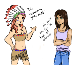 greekgodsforsocialjustice:  zelinkfangrrl:  Because you may have Native blood, but do you have the heart to pump it? If a person of colour tells you that what you’re wearing is offensive then don’t wear it. Disclaimer: This comic only applies to those