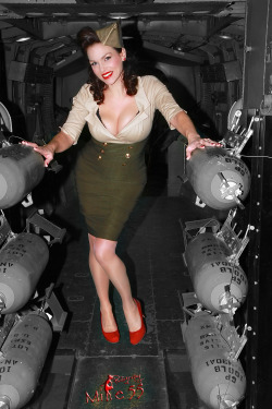 pinuppost:  Bombs Away!!Photo by: Mike55 Photography MUAH: Veronica