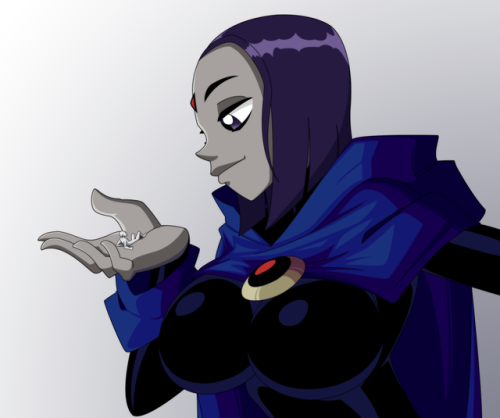 grimphantom2: ravenravenraven:  Hey everybody! I thought I would do my best to tackle a bunch of the size and POV requests I’ve gotten where we see Raven quite literally putting the “Titan“ in Teen Titan. I especially had fun with the POV ones.