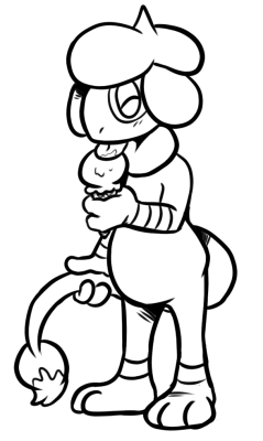 /vp/ request: Can I request a smeargle eating ice cream? I think