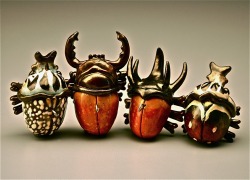 savethewailes:  Some new beetles on my Etsy! Hang them from things,