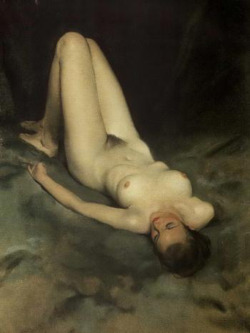 adreciclarte:  Nude by Sir Herbert James Gunn