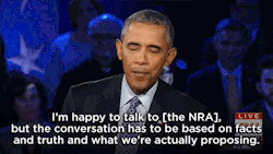 yahoonews:  President Obama Calls Out The NRA 