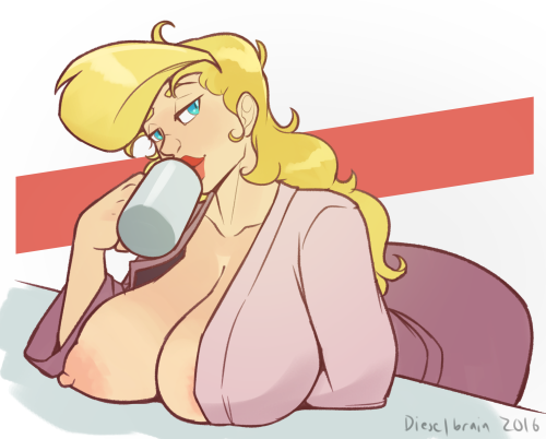 jamesab-smut:  dieselbrain:  a commission for Jamesabâ€™s oc Stephanie in a revealing bathrobe  BOOB TY TY AAH   Iâ€™ve done that. But they donâ€™t feel that big anymore. The downside of dieting. :(
