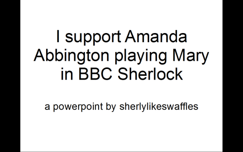 sherlylikeswaffles:  After reading about how upset Martin is for all the hate Amanda gets and with series three coming nearer, I wanted to say some things. The photos of the last slide are from the We support Amanda Abbington I know that there is actually