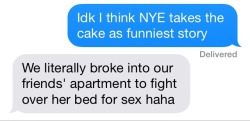 NYE in a nutshell