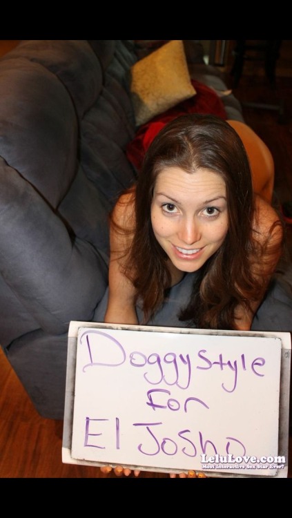 What’s your fav position?? Mine: #doggystyle http://www.lelulove.com Member Pic