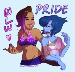 bucketofchum:  Here’s some sapphic love to celebrate Pride