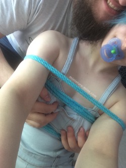 miniature-minx:  A nice rope session to end the little vacation