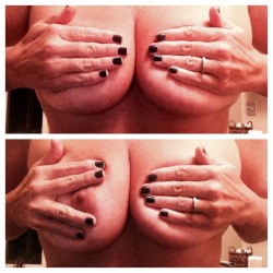 irishgoddessofloveandbeauty:  Boobs and manicures … Good night