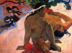 fleurdulys:  Are You Jealous? - Paul Gauguin 1892 
