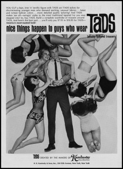 mysterygirlvintage:  TADS ad; 1965   