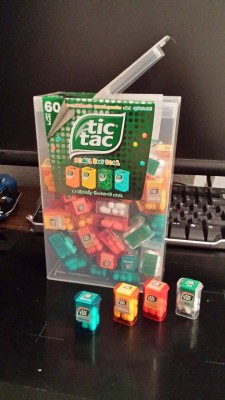 annicron:  look at this thing i got at the airport when leaving germany it’s a giant tic tac box filled with tiny tic tac boxes  Tiception