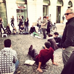 Speakers Corner @ Piazzetta Pedrocchi Padova (Italy) (presso