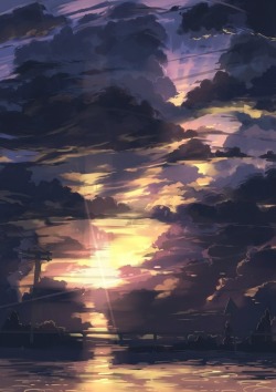 magic-of-eternity:Magic sky. Magic art. Magic painter.