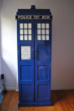 gaksdesigns:   TARDIS Bookshelf by Morgan    :0Need this!