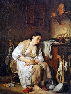 Jean-Baptiste Greuze (Tournus 1725 - Paris 1805), Indolence (La