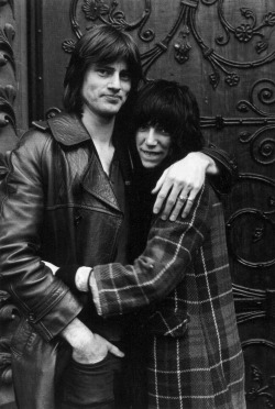 superblackmarket:  Patti Smith and Sam Shepard in London photographed