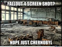 realchanty:  Fallout 4 screen shot ?  Nope just Chernobyl.