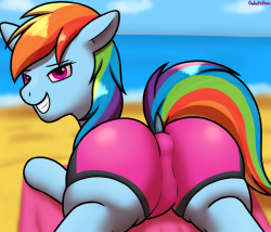 Beach butt Dash. Wearing the shorts from the EG beach shorts.hi-res