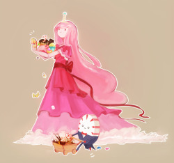 tsurunel:  PB and peppermint butler with sweets! 