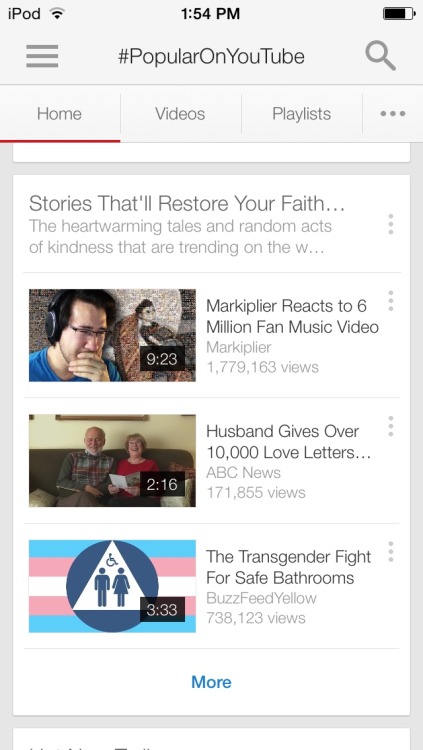 youvestumbledontosomething:  It makes me happy to know that Markiplier is one of the first videos on heartwarming things.