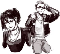 shynii:  posted this on twitter but not here - goth!mikasa and