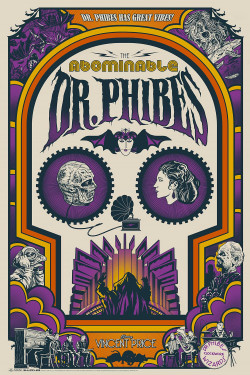 greggorysshocktheater:  The Abominable Dr. Phibes by Ghoulish