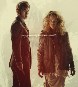 misshoopers:  10th Doctor & Rose Tyler in The Day of The