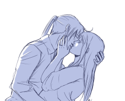 fifty-shades-of-panda:  Winry is preggos in this sketch… just