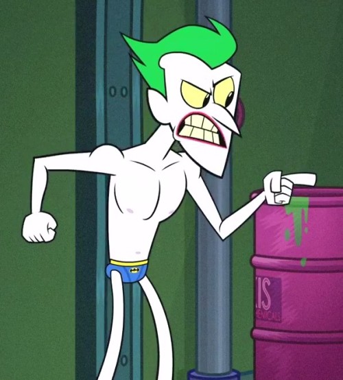 The Joker in his underwear from the Teen Titans Go episode “Pig