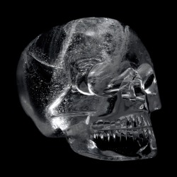 thelastdiadoch:  Rock crystal skullProbably European, 19th century