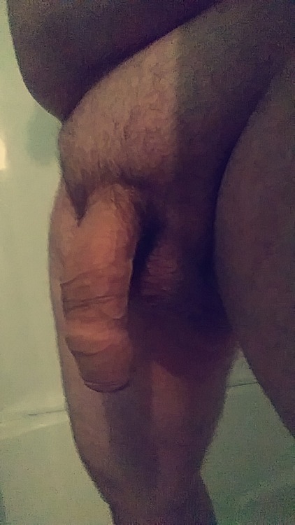 stik123:  So I thought my weeny looked good today. Thanks to @therealarck1d for getting me hard. Love ya bro ;@)  Also yeah my camera sucks :/  My favorite mountain bear!!! 