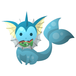 pokemonpalooza:  FAVE WATER: VAPOREON When you give a Vaporeon