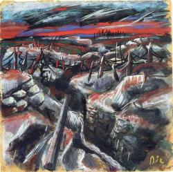 Otto Dix (Untermhaus, Gera 1891 - Singen 1969), Trenches