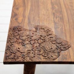 bodiesnminds:  thedesignwalker: Decorated Wood: Graham Green,