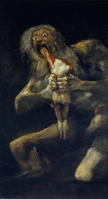 templeofapelles:  BEST OF THE PRADO 27  Goya Saturn Devouring