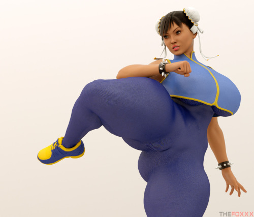 thefoxxxblog:  thefoxxxblog:  Returning to my projects after a PC crash. I did a few pics of Chun-Li wearing her Alpha series outfit. I hope to make a Ryu or Guile model as her partner in a little “fight”. Thanks to @squarepeg3D for sharing this amazing