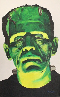 acrylic-rich-art:  15. Oktober 2013Boris Karloff, Frankenstein