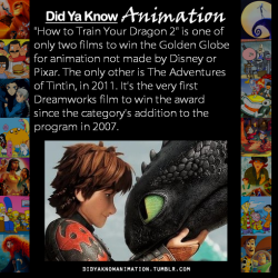 didyaknowanimation:  The first How to Train Your Dragon film