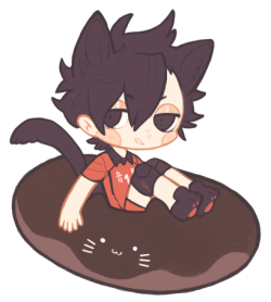 azolitmin:  some HQ cat donut stickers i’ll be selling at AX