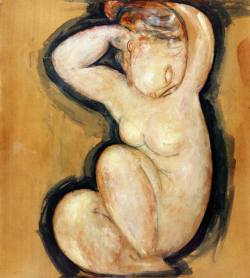 tremendousandsonorouswords:  Amedeo Modigliani, Cariatide, 1913-1914