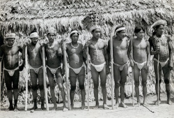   Colombian Witoto men, by Rosa Covarrubias, via UDLAP Bibliotecas