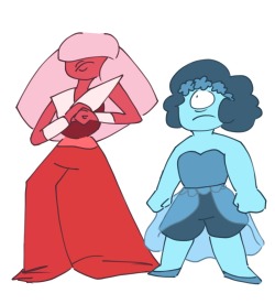 vermilionvermeer:  Sapphire as a ruby and Ruby as a sapphire.
