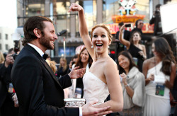 chanelblissxo:  Bradley Cooper & Jennifer Lawrence .. I love