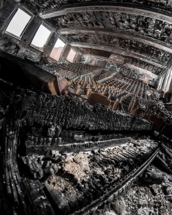 abandonedandurbex:Burn it down. Resolution [3326×4157]